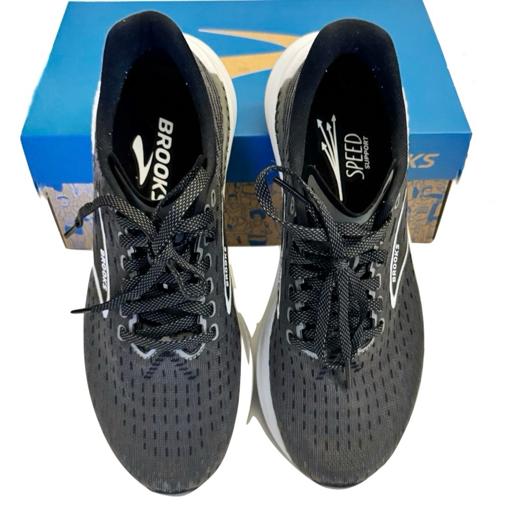 Brooks Hyperion GTS Black Gunmetal Running Shoe Womens Size 6.5 - Picture 5 of 9